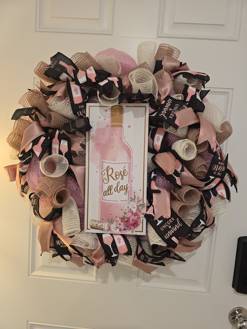Rosé All Day Decorative Wreath Wine
